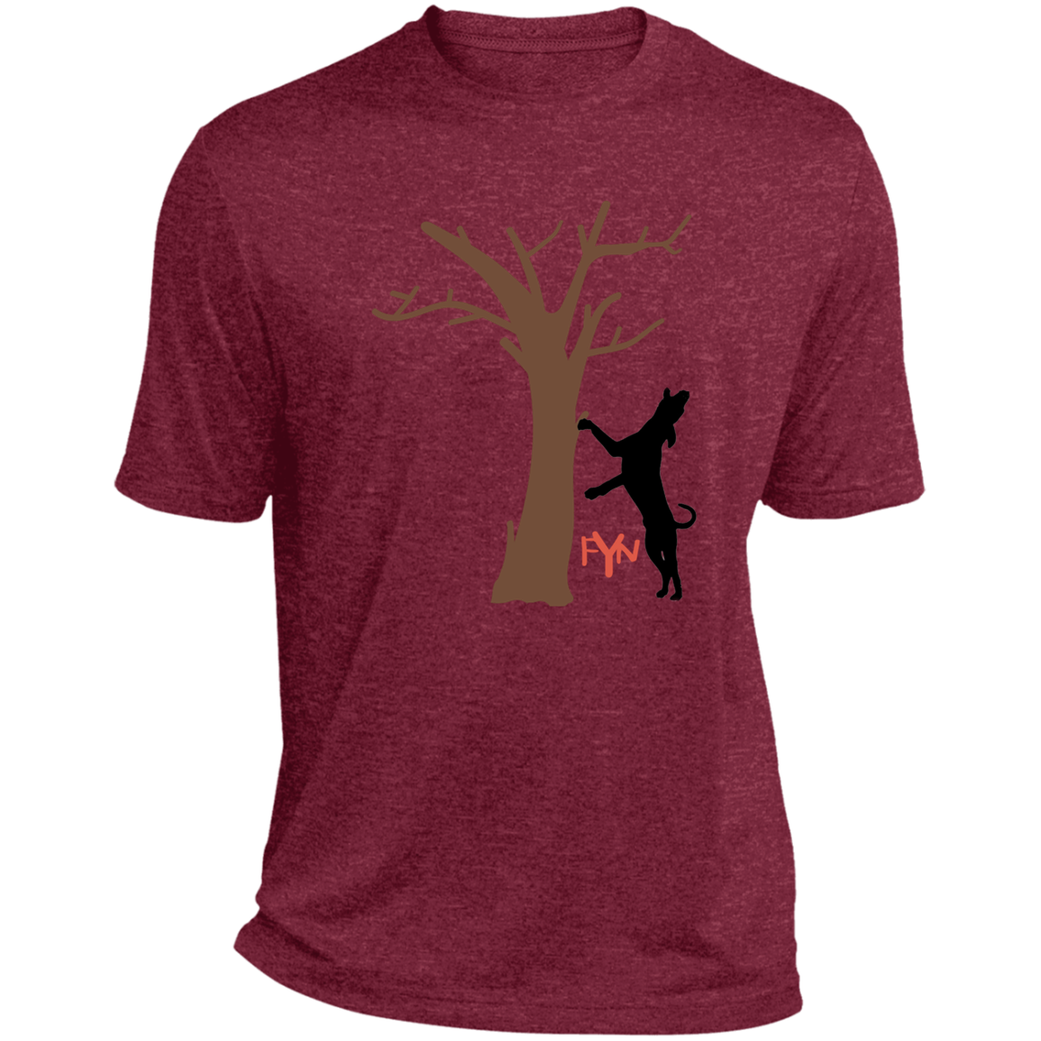 Tree hugger Heather Performance Tee