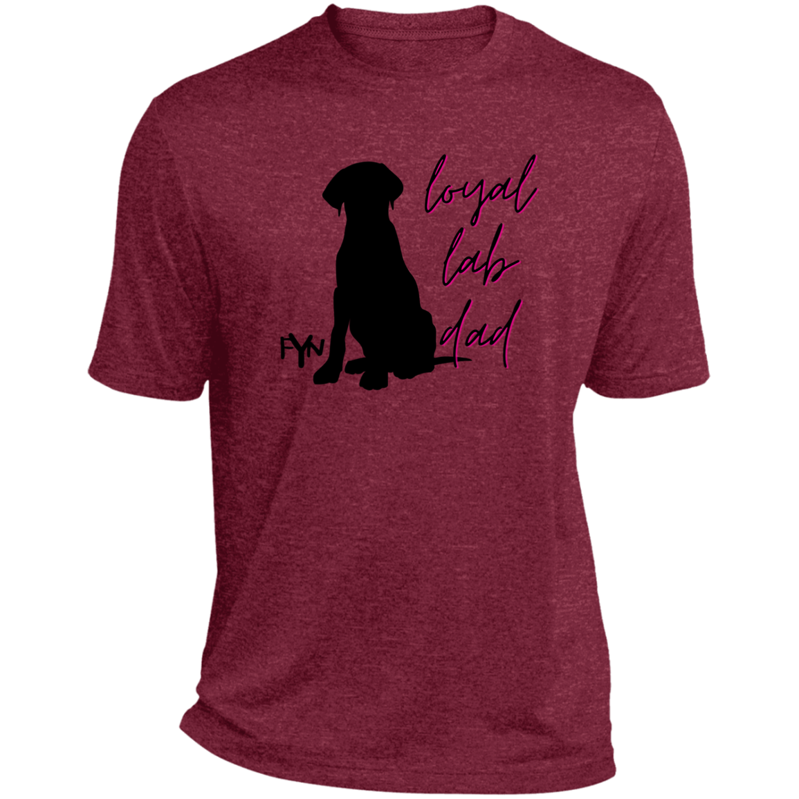 lab dad Heather Performance Tee