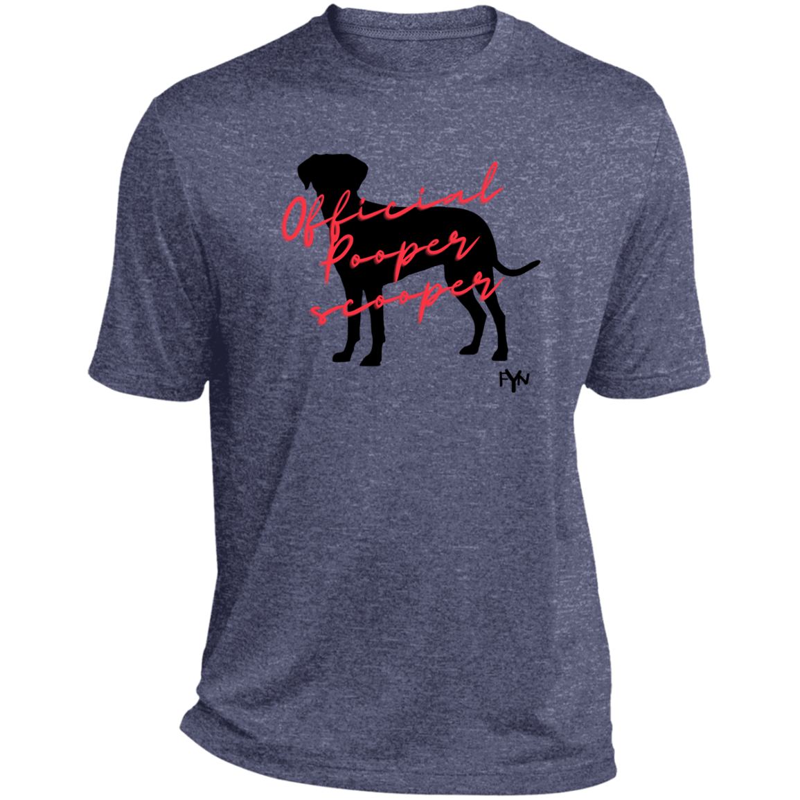 Pooper Scooper Mens Heather Performance Tee