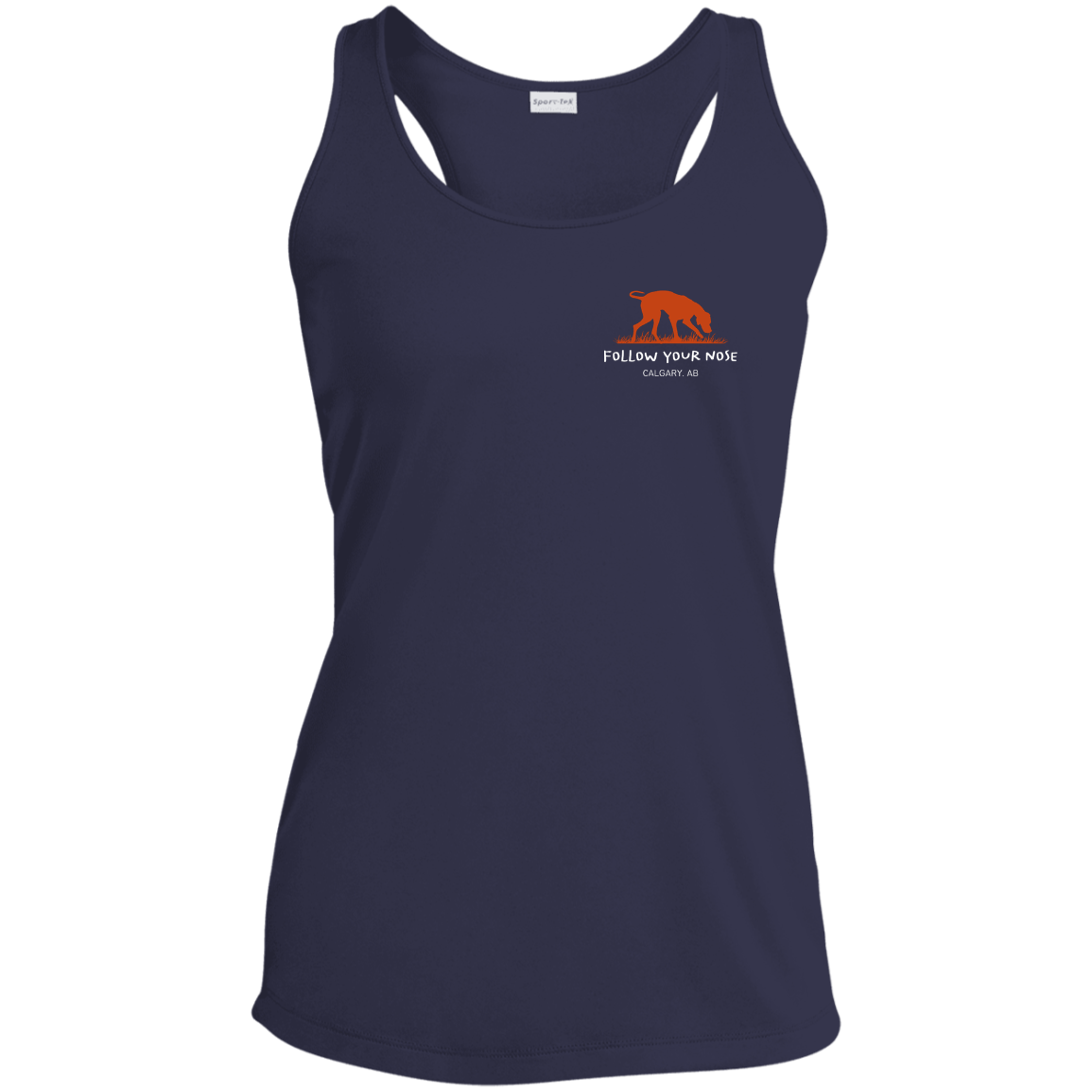FYN YYC Ladies' Performance Racerback Tank