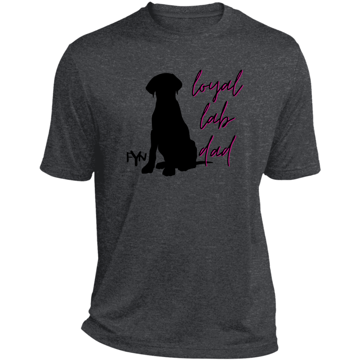 lab dad Heather Performance Tee