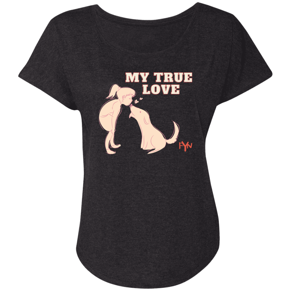 true love Ladies' Triblend Dolman Sleeve