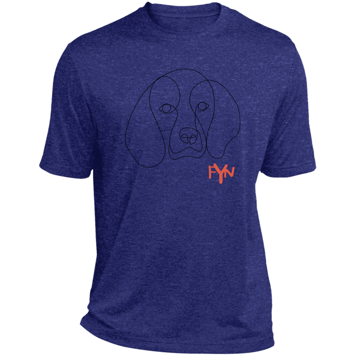 Hound Mens Heather Performance Tee