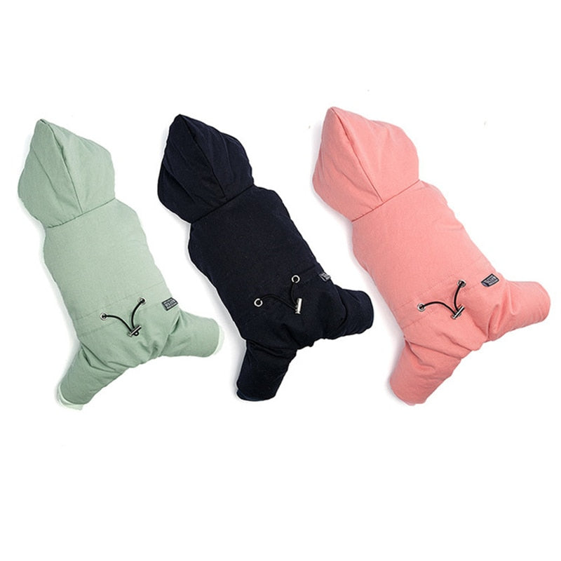 Winter jumpsuit for small dogs Adjustable