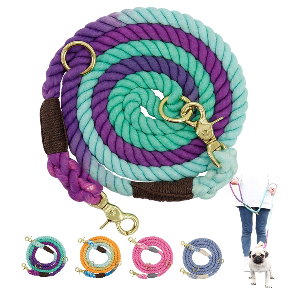 Leash Braided Clip rope 2 sizes