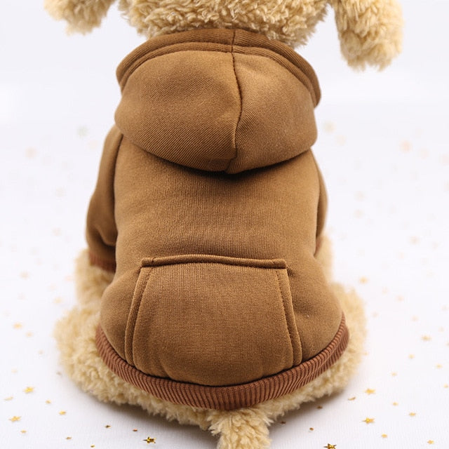 Hoodies solid color small dogs