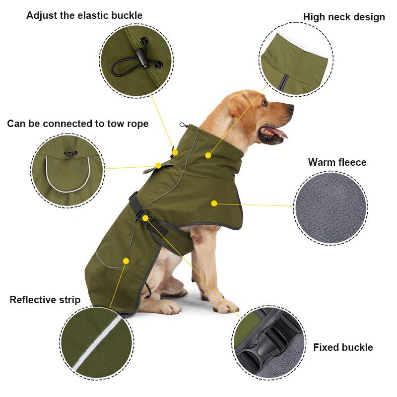 Winter Jacket for Large Dogs