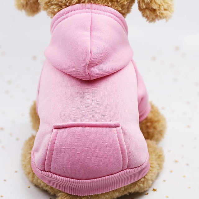 Hoodies solid color small dogs