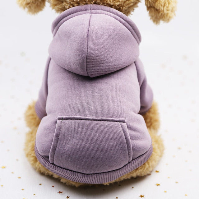 Hoodies solid color small dogs
