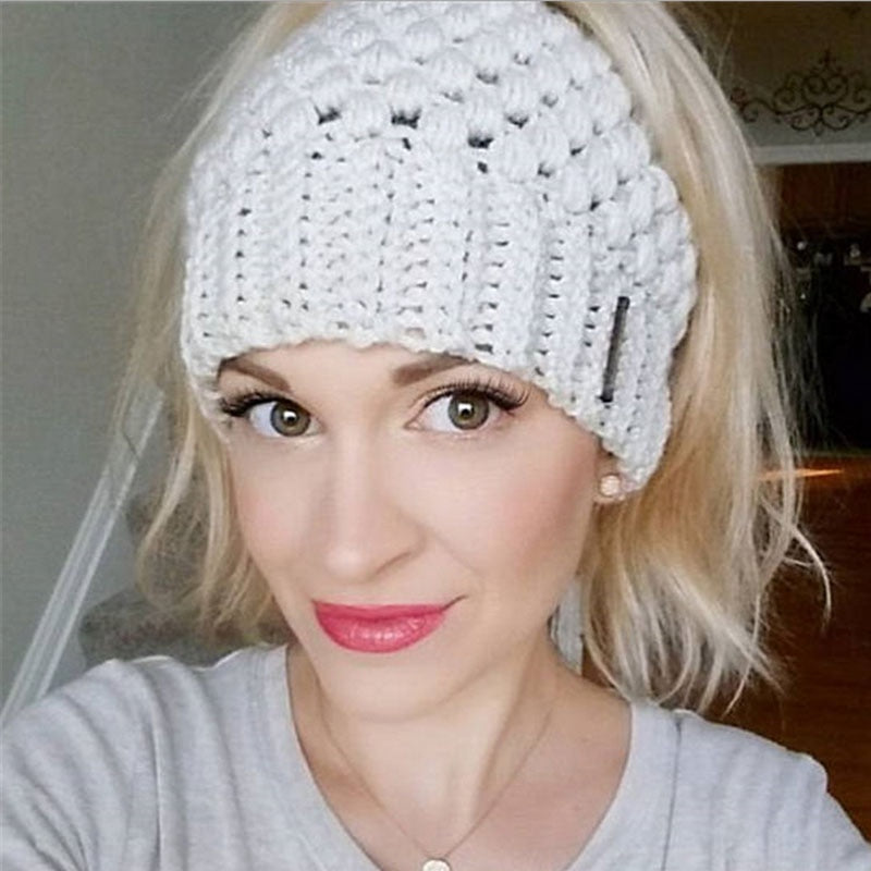 Warm Ponytail Tuque