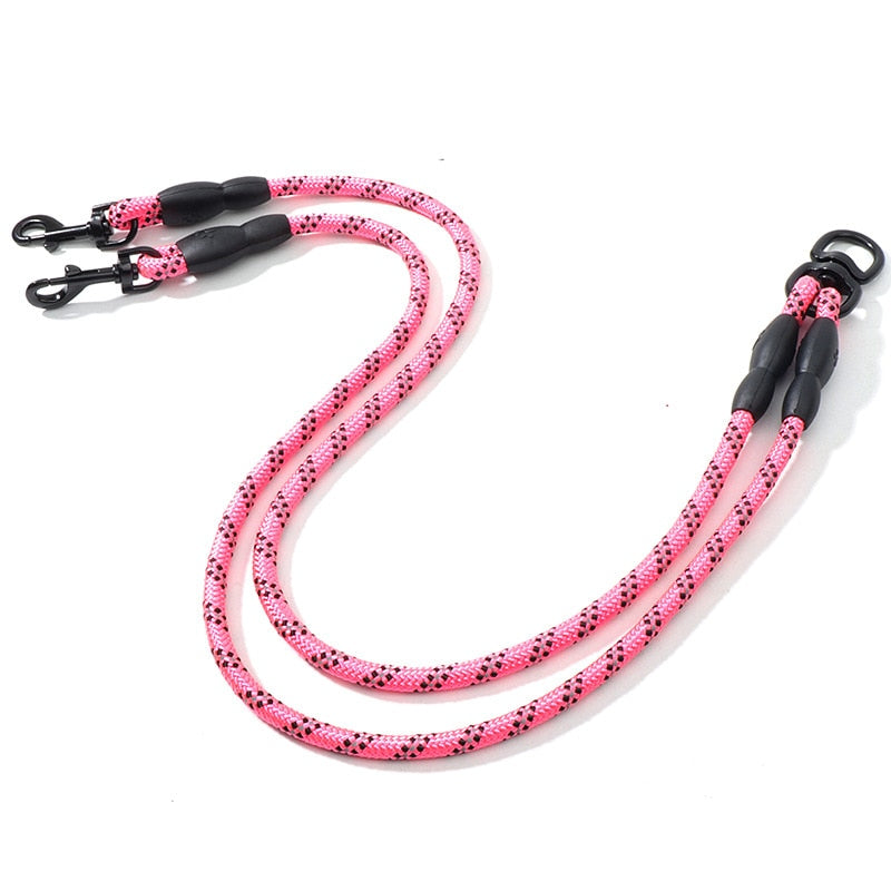 Leash Duuble Coupler Connecter Reflective