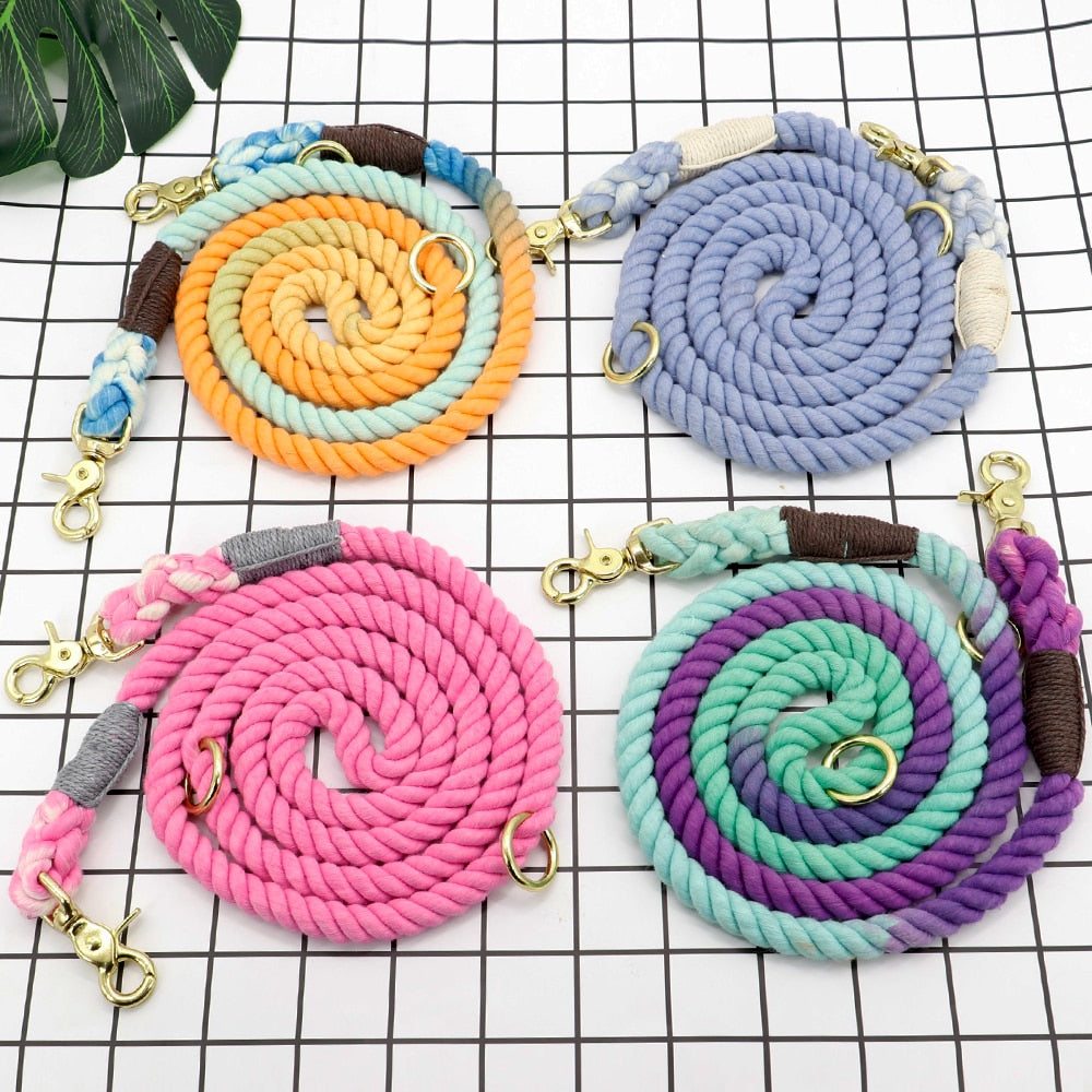 Leash Braided Clip rope 2 sizes