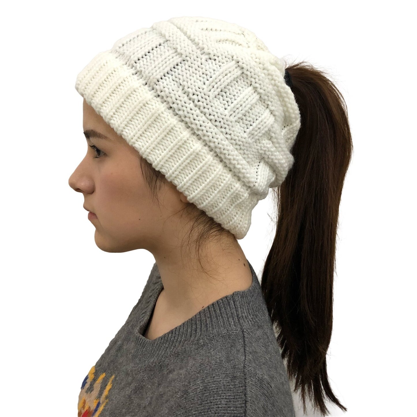 Warm High Pony Tuque