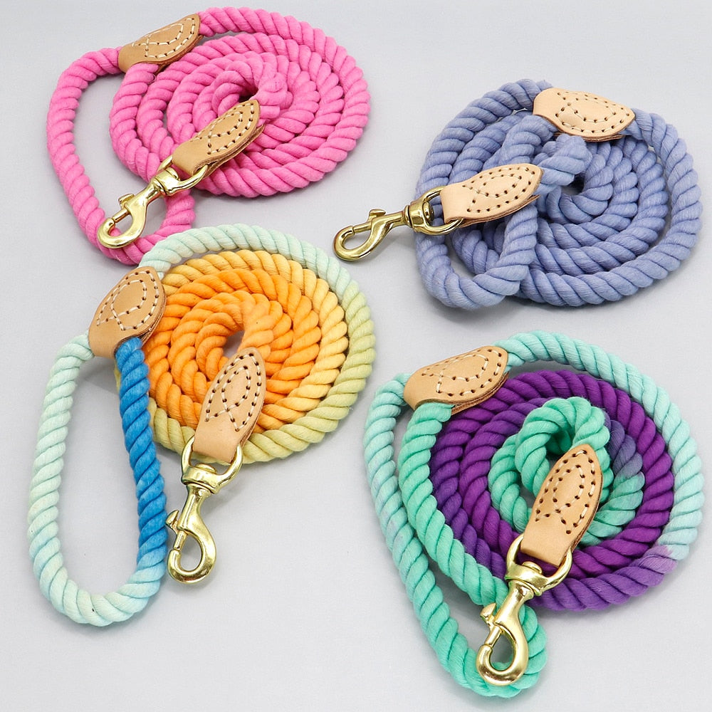 Leash Braided Clip rope 2 sizes