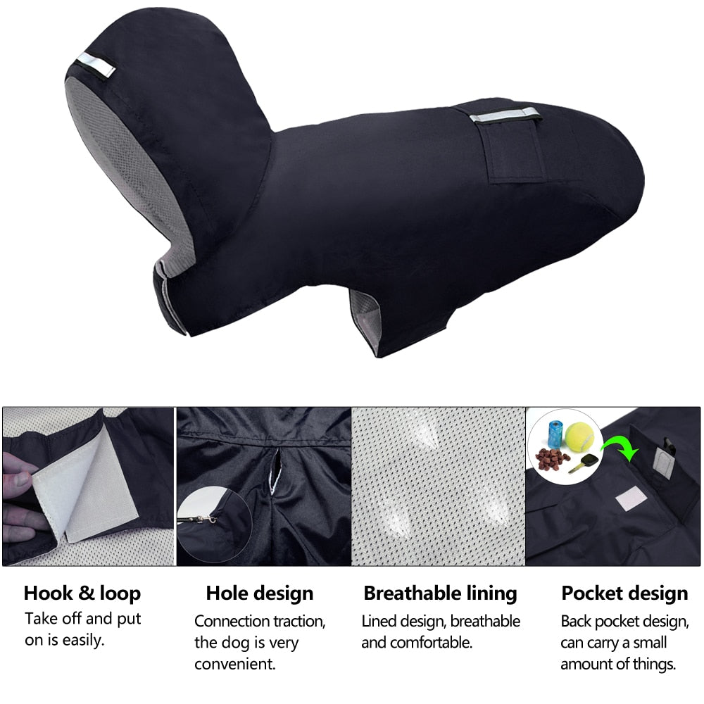 Raincoat for Large Dogs