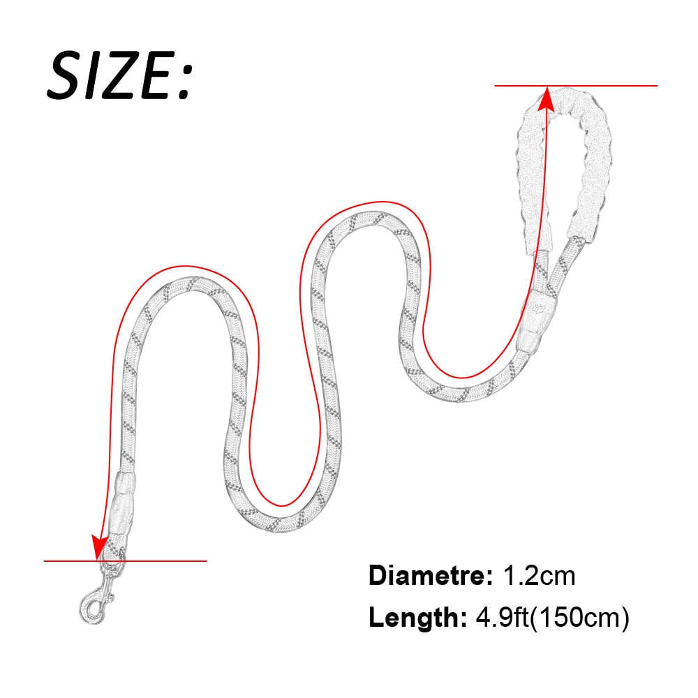 Leash Reflective Nylon Rope 150cm