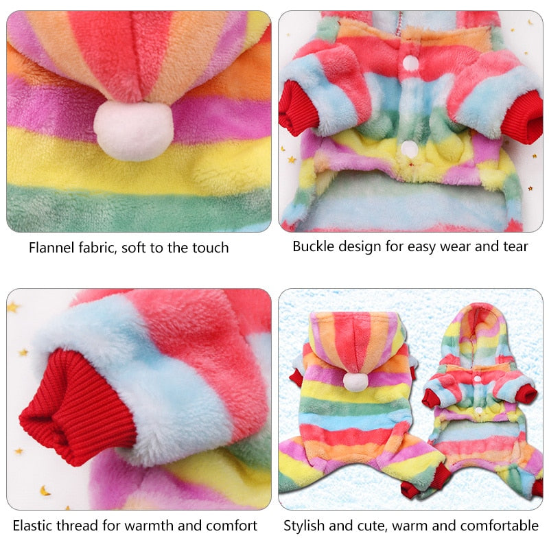 Warm Winter Pajamas Fleece Jumpsuit