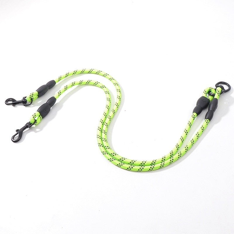 Leash Duuble Coupler Connecter Reflective