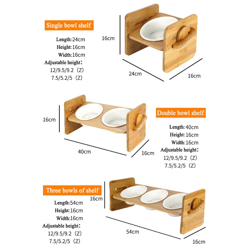 Raised dog bowls 1/2/3 Bowls