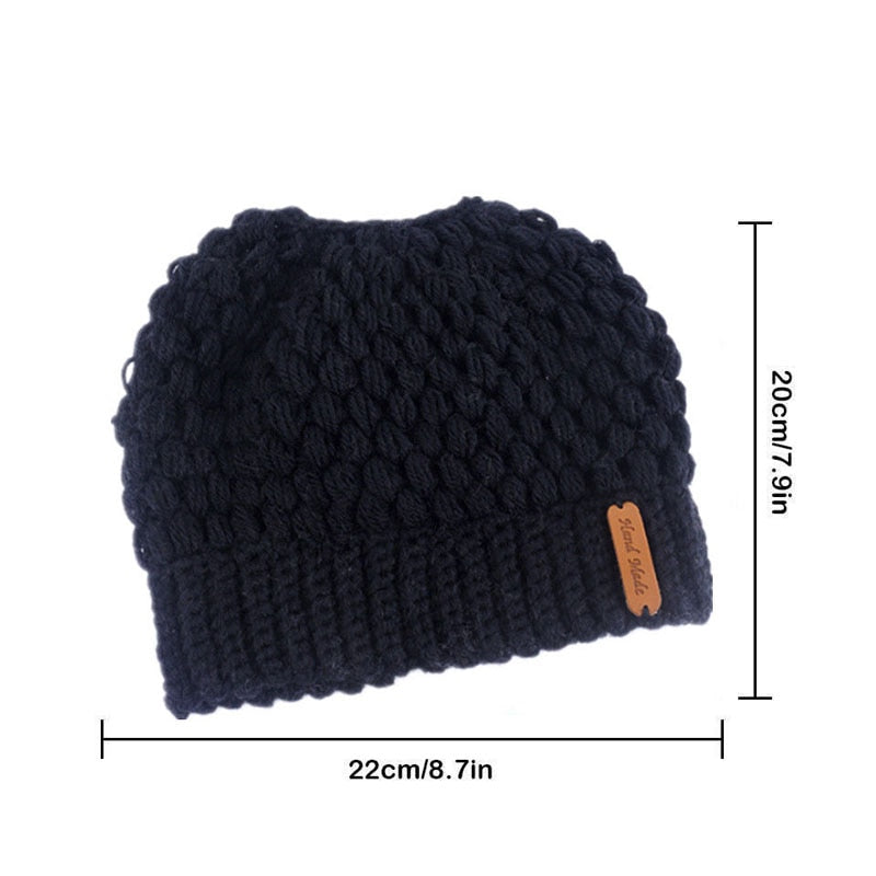 Warm Ponytail Tuque