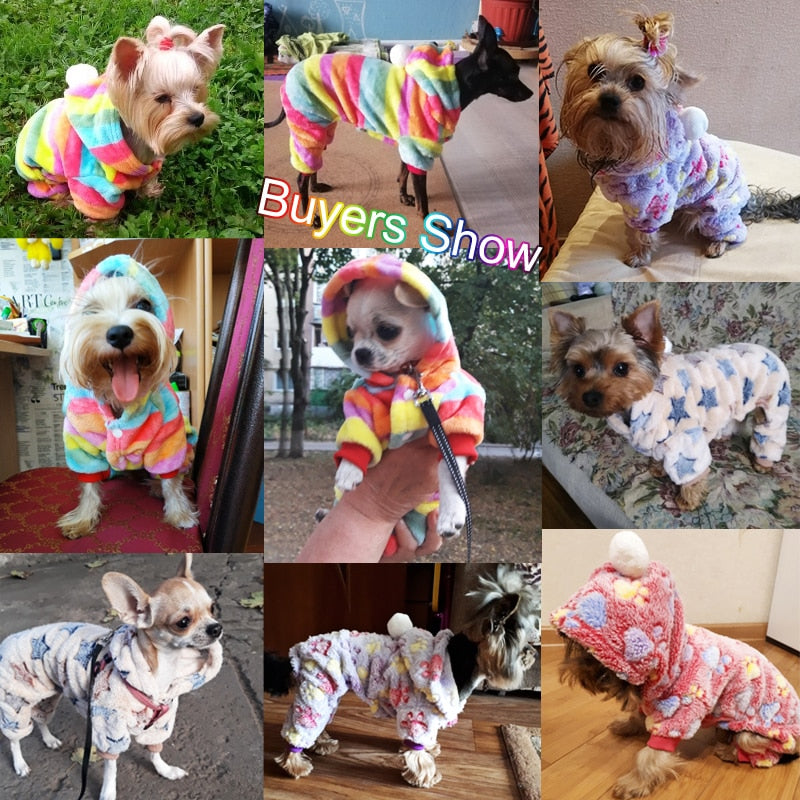 Warm Winter Pajamas Fleece Jumpsuit