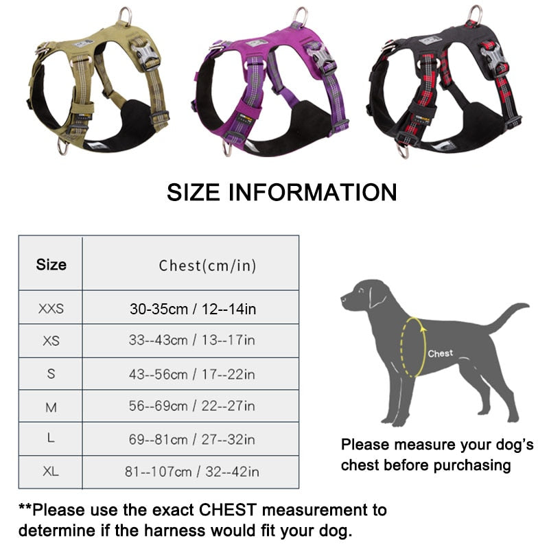 Harness reflective and Waterproof TRUELOVE