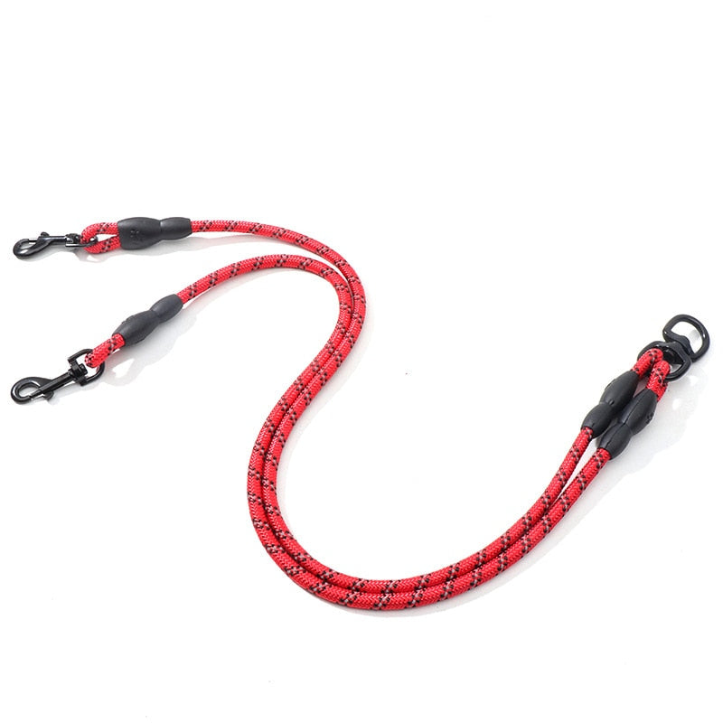 Leash Duuble Coupler Connecter Reflective