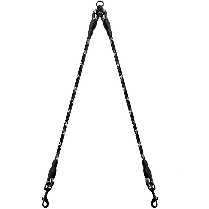 Leash Duuble Coupler Connecter Reflective
