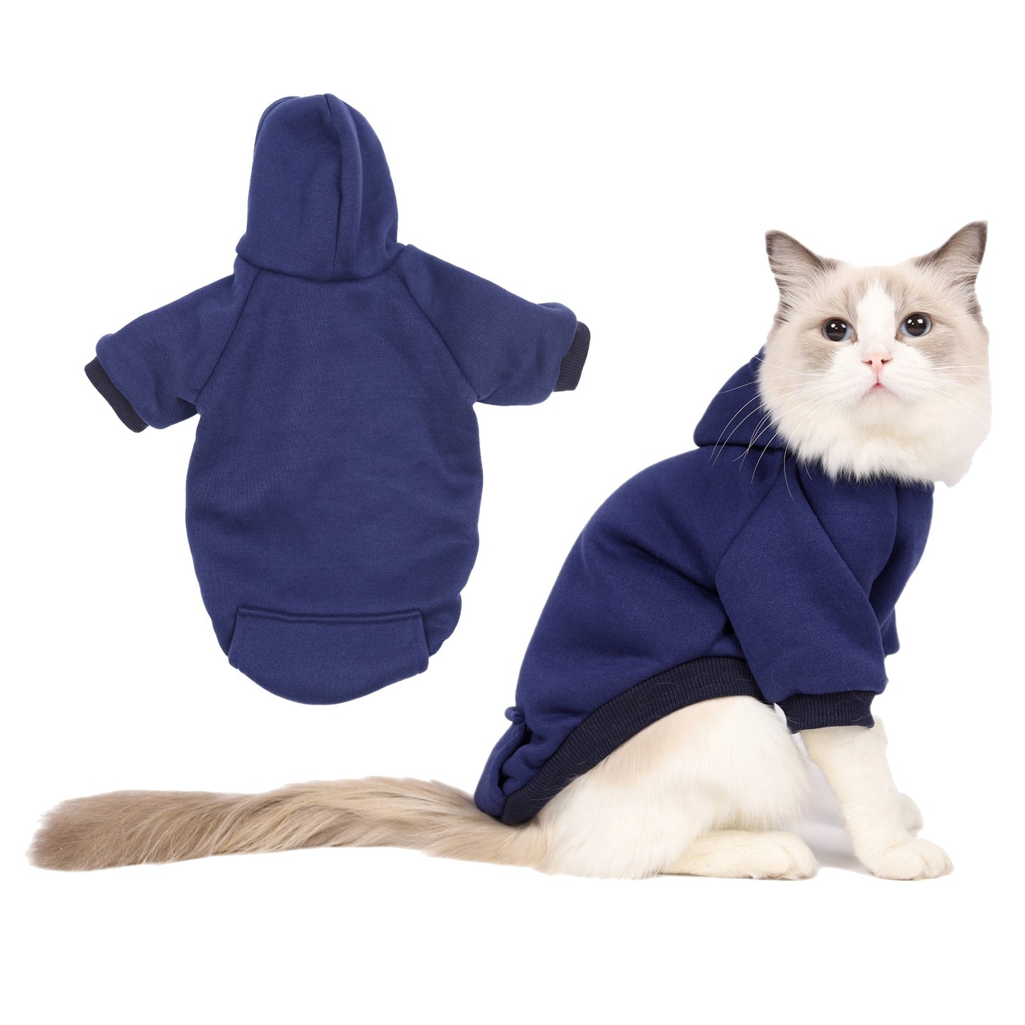Hoodies Solid Color XS-XXL