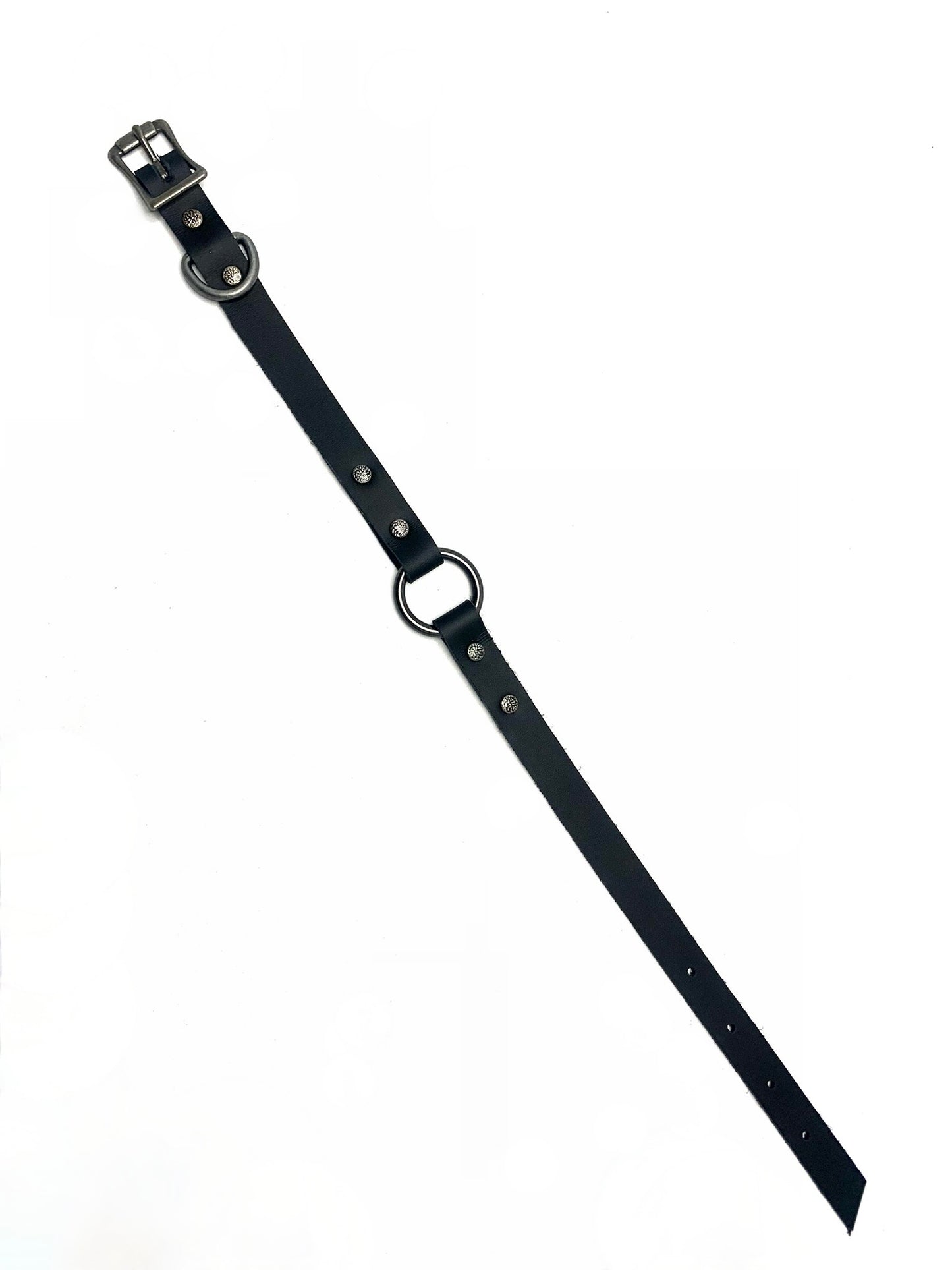 Leather Dog Collar | Rockstar Collection | One Ring