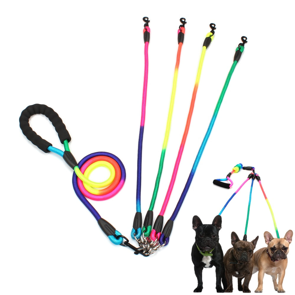 Leash 1-4 dog Rainbow Splitter