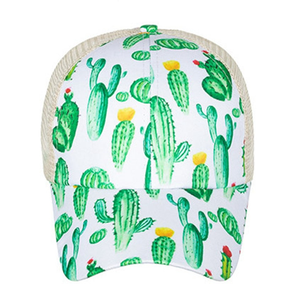 Ponytail Baseball Cap Criss Cross Snapback Hat