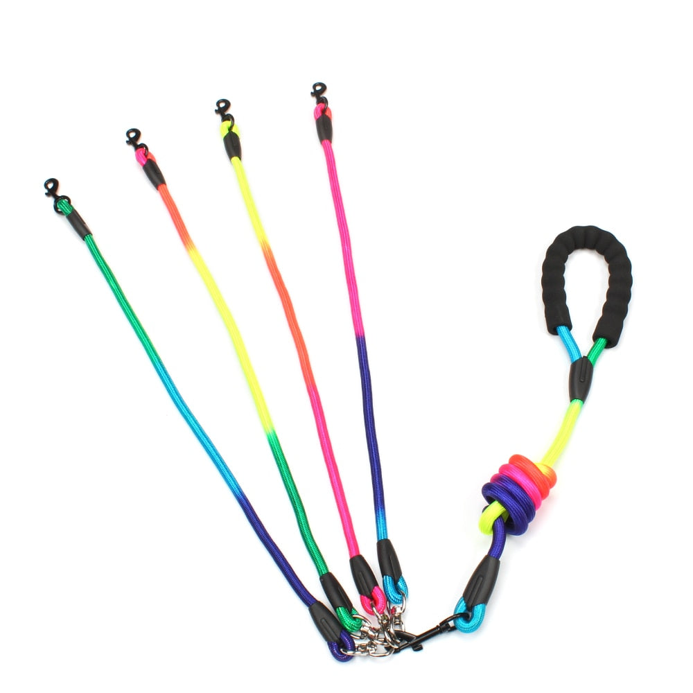 Leash 1-4 dog Rainbow Splitter