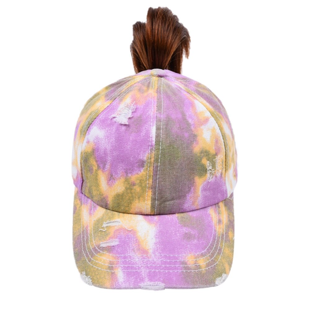 Ponytail Baseball Cap Criss Cross Snapback Hat