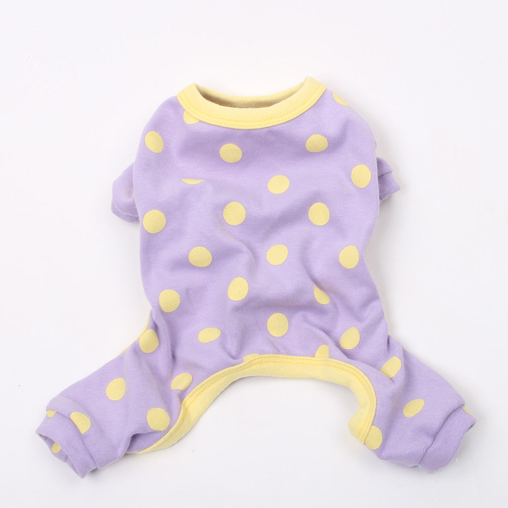 Pajamas Polka Dots small dogs