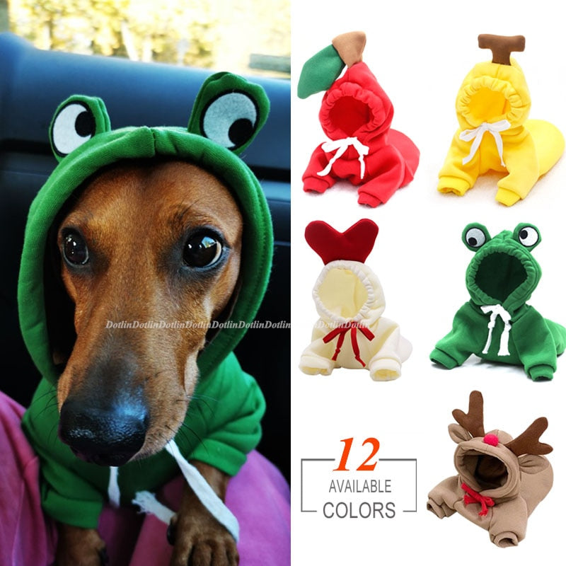 Hoodies cute costumes for small dogs
