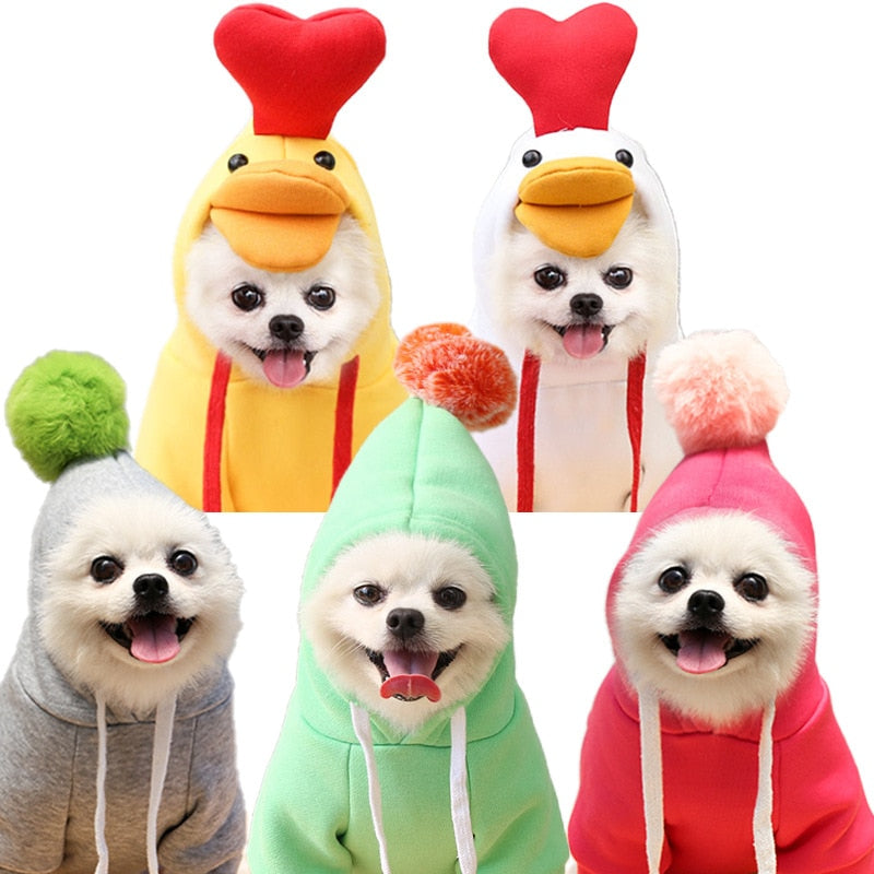 Hoodies cute costumes for small dogs