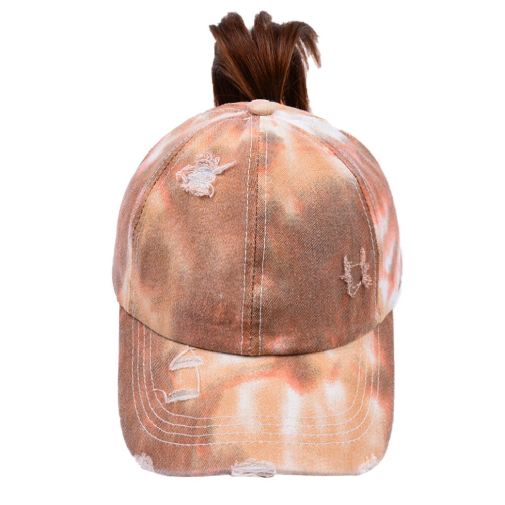 Ponytail Baseball Cap Criss Cross Snapback Hat