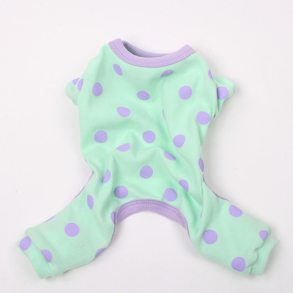 Pajamas Polka Dots small dogs