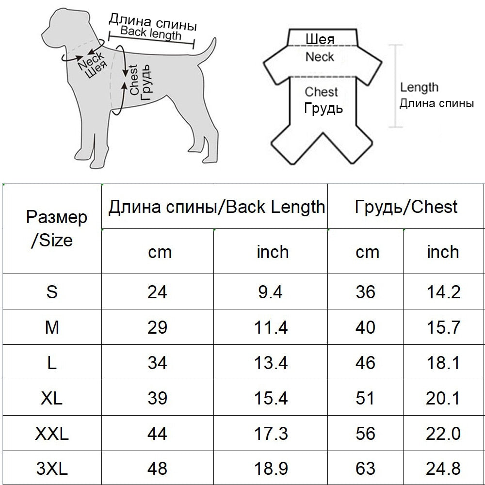 Winter Reflective Waterproof The Dog Face