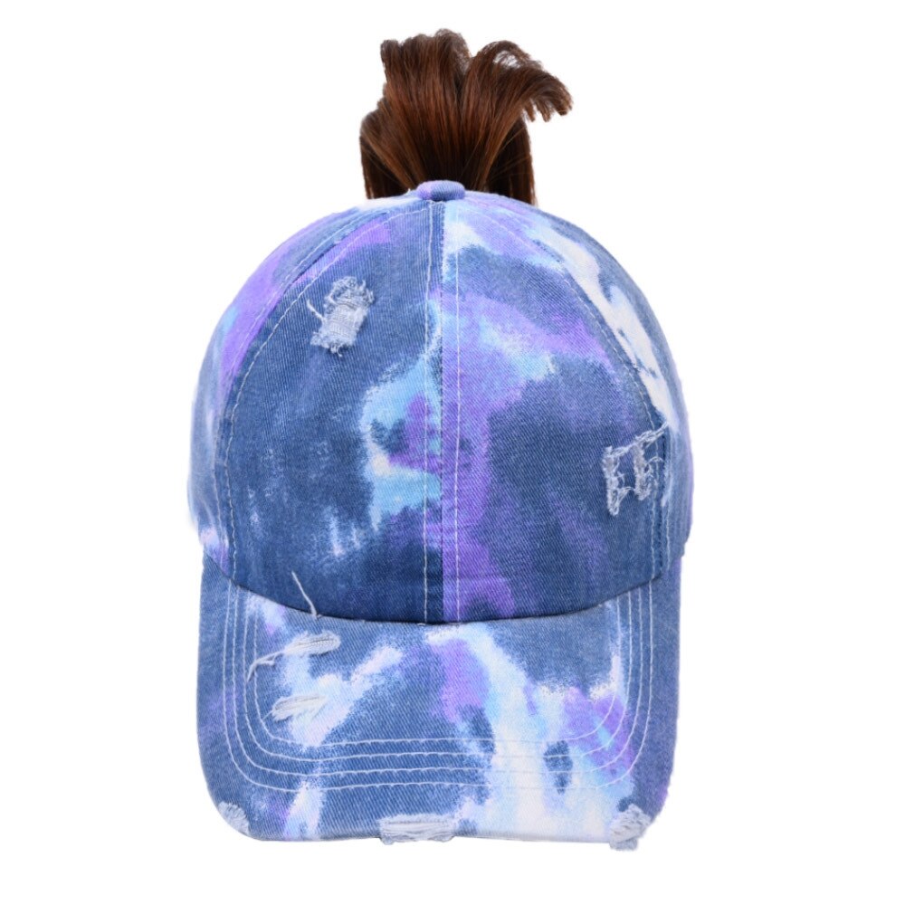 Ponytail Baseball Cap Criss Cross Snapback Hat