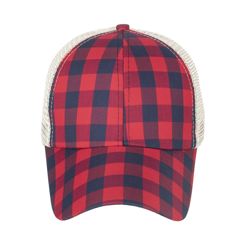 Ponytail Baseball Cap Criss Cross Snapback Hat