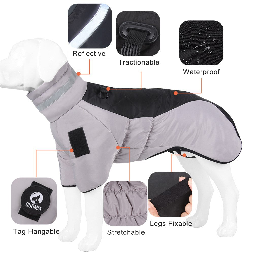 Winter Large Dog Coat XL-6XL
