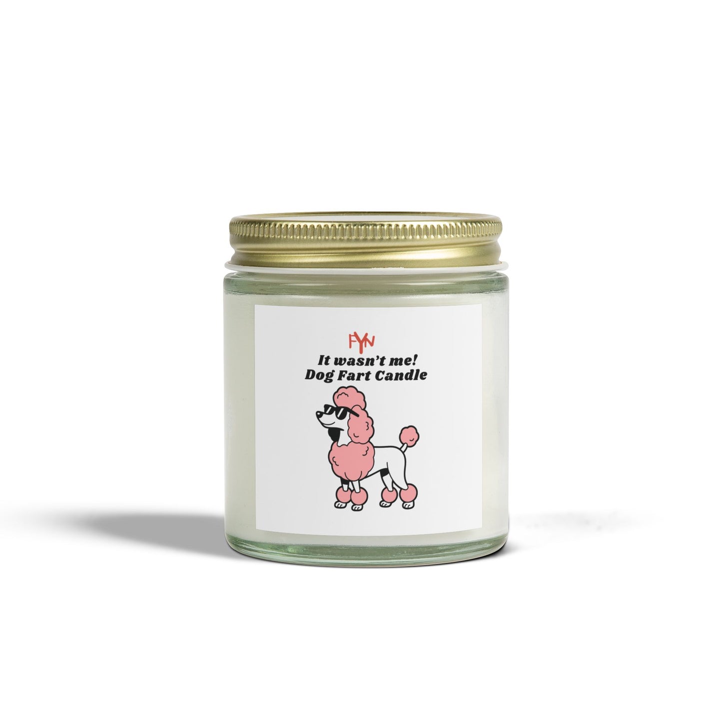 Funny Dog Fart Candle, Scented Candle Gift for Pet Lovers, Gag Gift for Dog Owners, Unique Home Decor, Poodle Candle