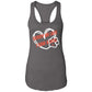 sorry im late  Ladies Ideal Racerback Tank