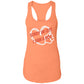 sorry im late  Ladies Ideal Racerback Tank
