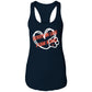 sorry im late  Ladies Ideal Racerback Tank