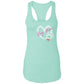 Dog Mom Ladies Ideal Racerback Tank