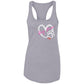 Dog Mom Ladies Ideal Racerback Tank