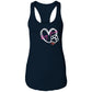 Dog Mom Ladies Ideal Racerback Tank
